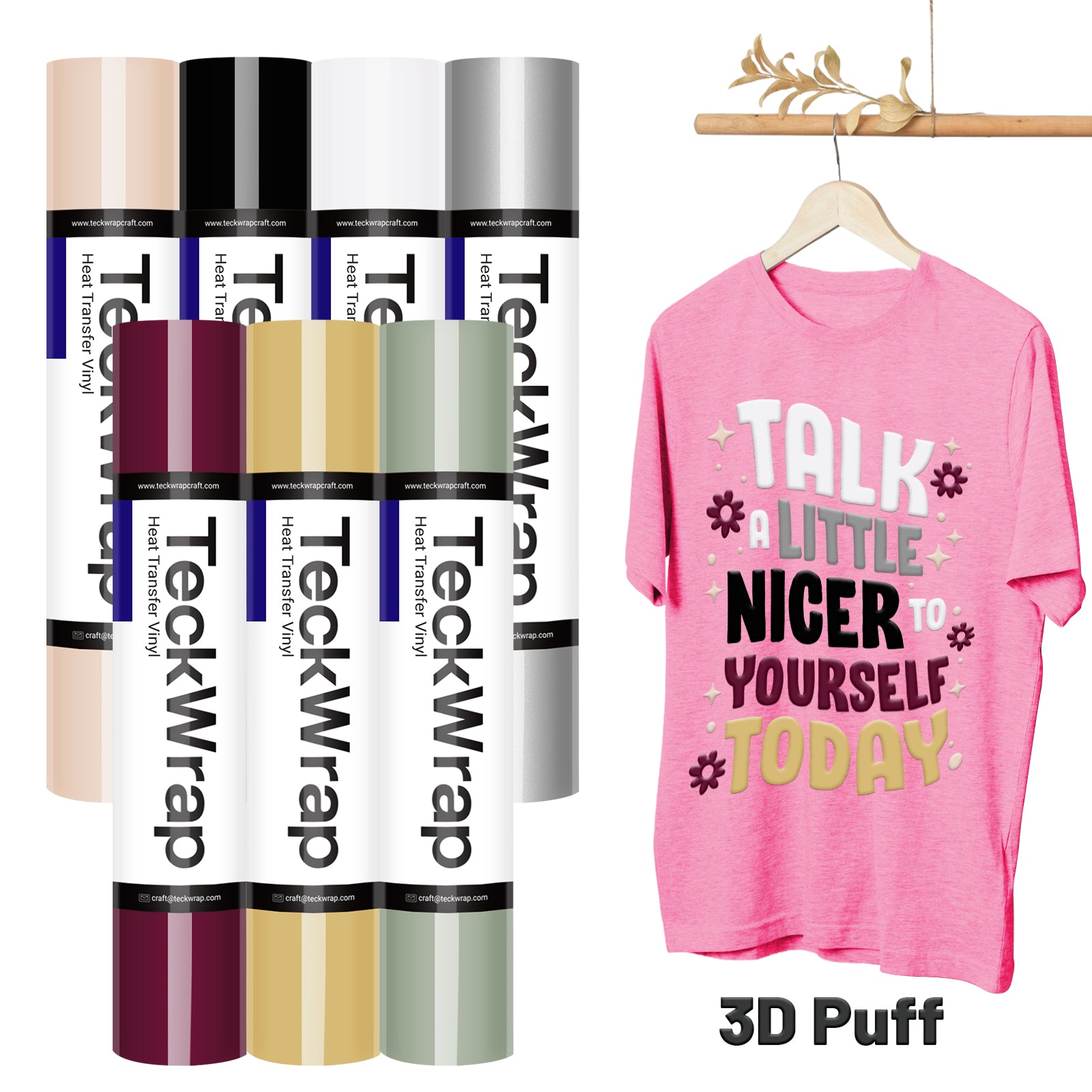 Puff Heat Transfer Roll Bundle