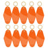 Motel Keychains Blanks 10pcs Orange