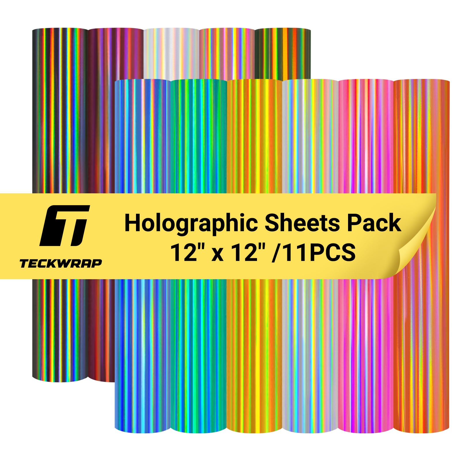 Bubble Free Holographic Sheets Pack