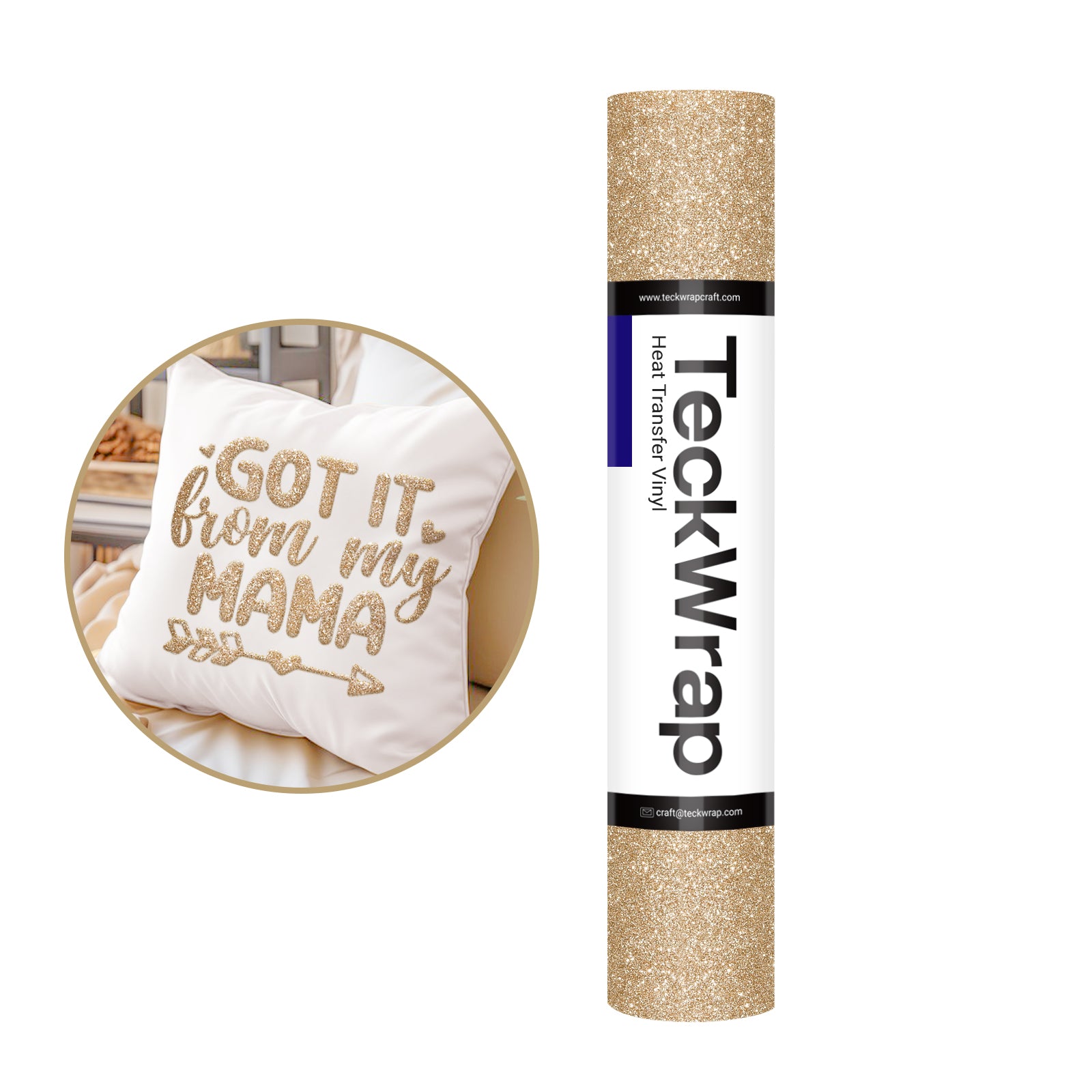 Glitter Puff Heat Transfer Vinyl