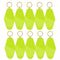 Motel Keychains Blanks 10pcs Lime