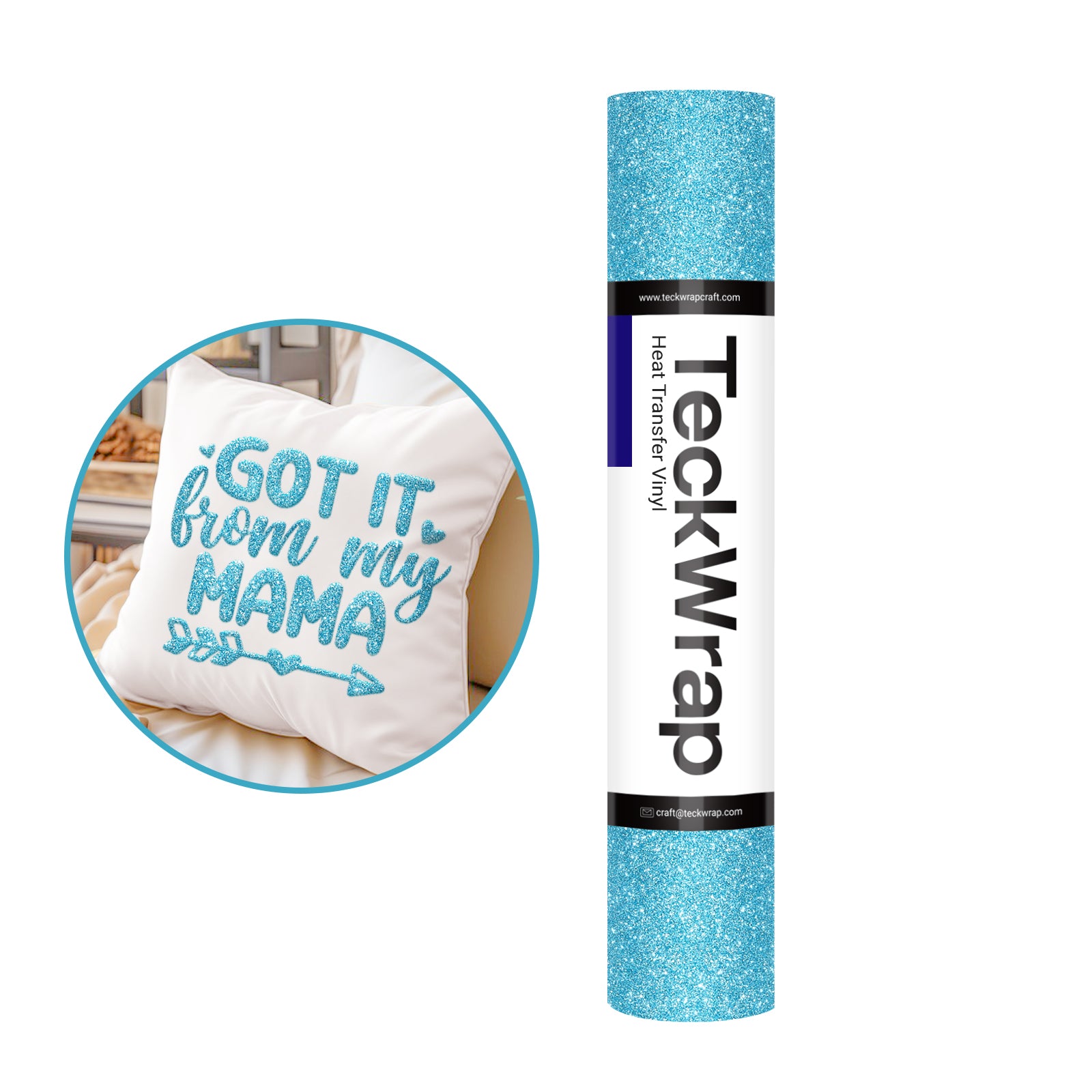 Glitter Puff Heat Transfer Vinyl