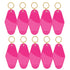 Motel Keychains Blanks 10pcs Bold Pink
