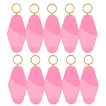Motel Keychains Blanks 10pcs Barbie Pink