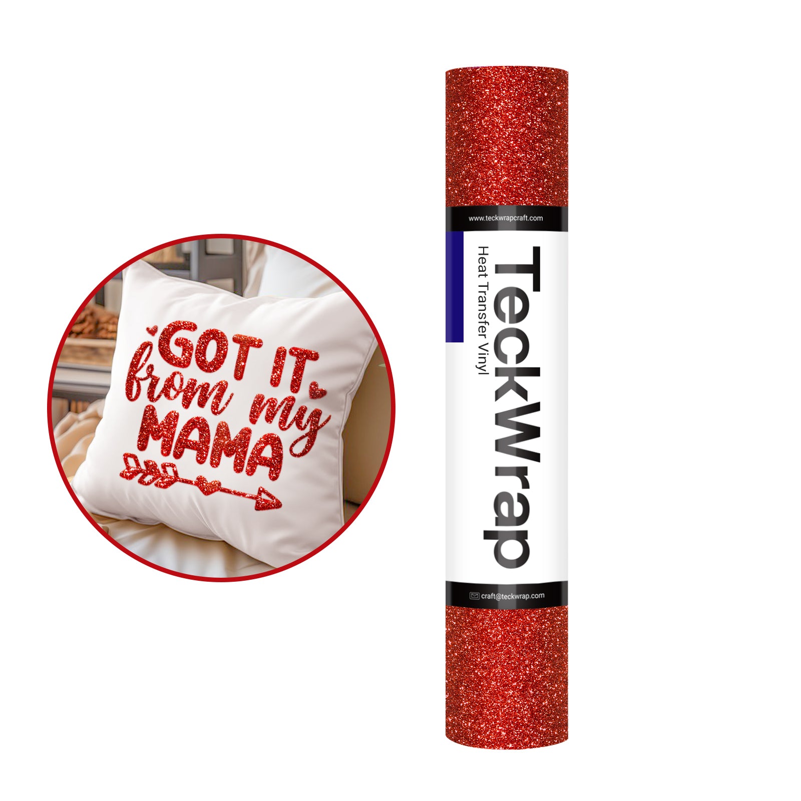 Glitter Puff Heat Transfer Vinyl