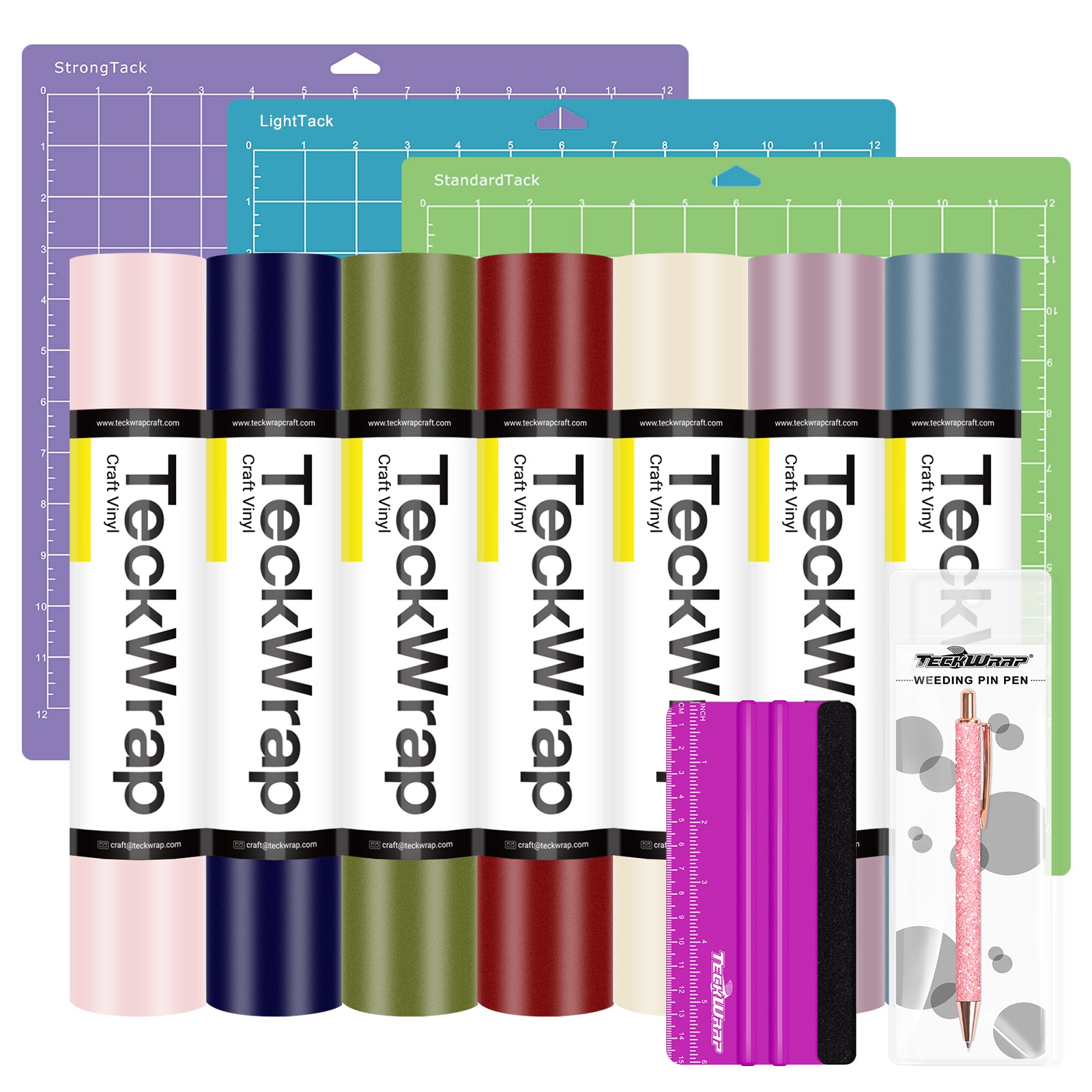 Dusty Matte Vintage Vinyl Roll Bundle
