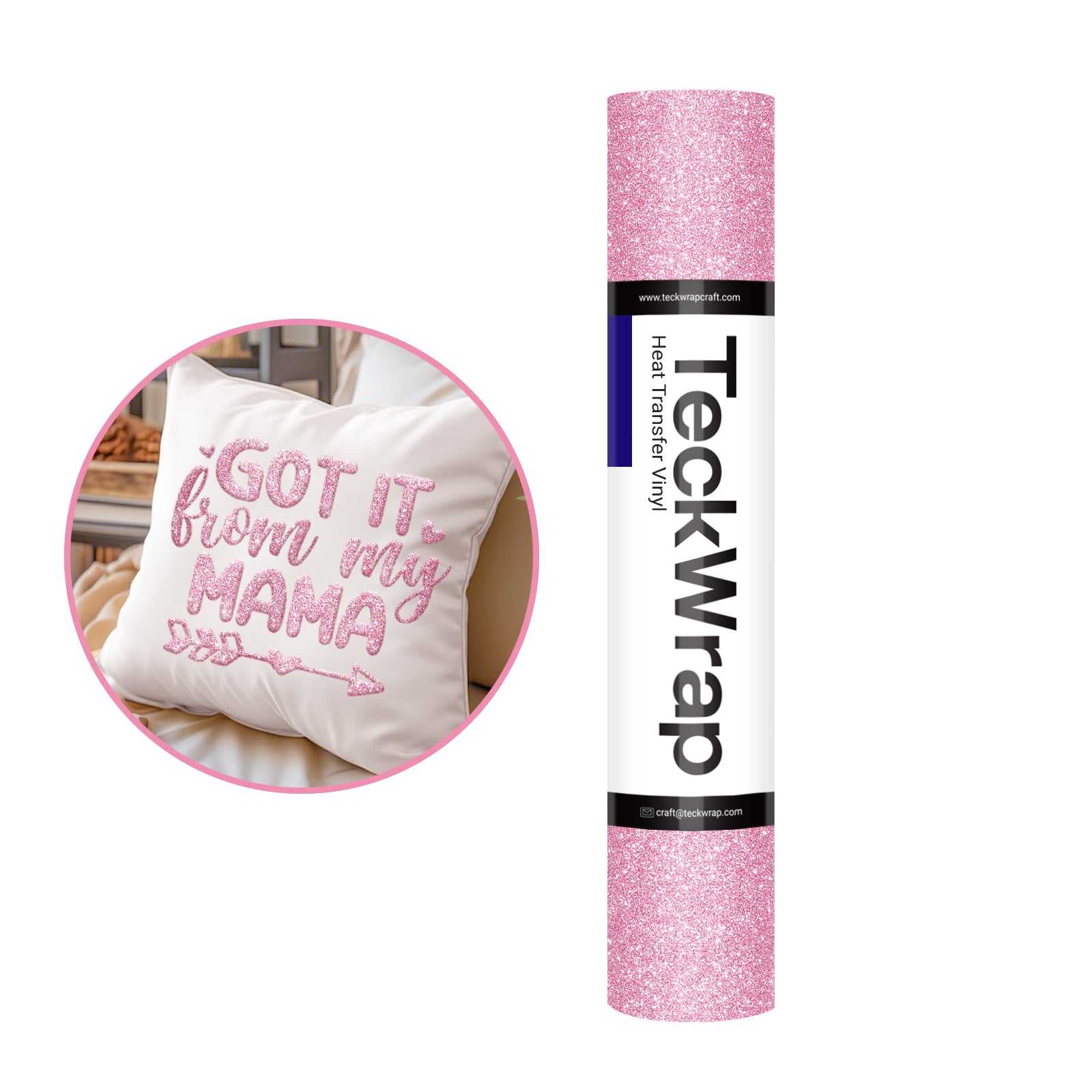 Glitter Puff Heat Transfer Vinyl