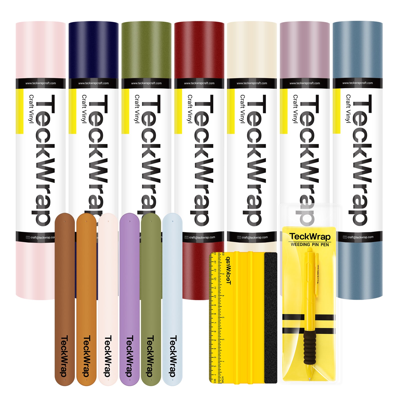 Dusty Matte Vintage Vinyl Roll Bundle