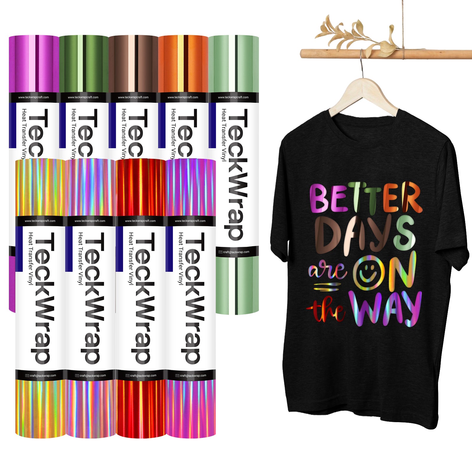 Metallic & Holo HTV Roll Bundle