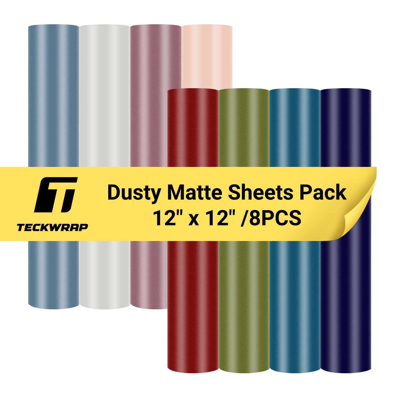 Vintage Matte Sheets Pack (8 PCS)