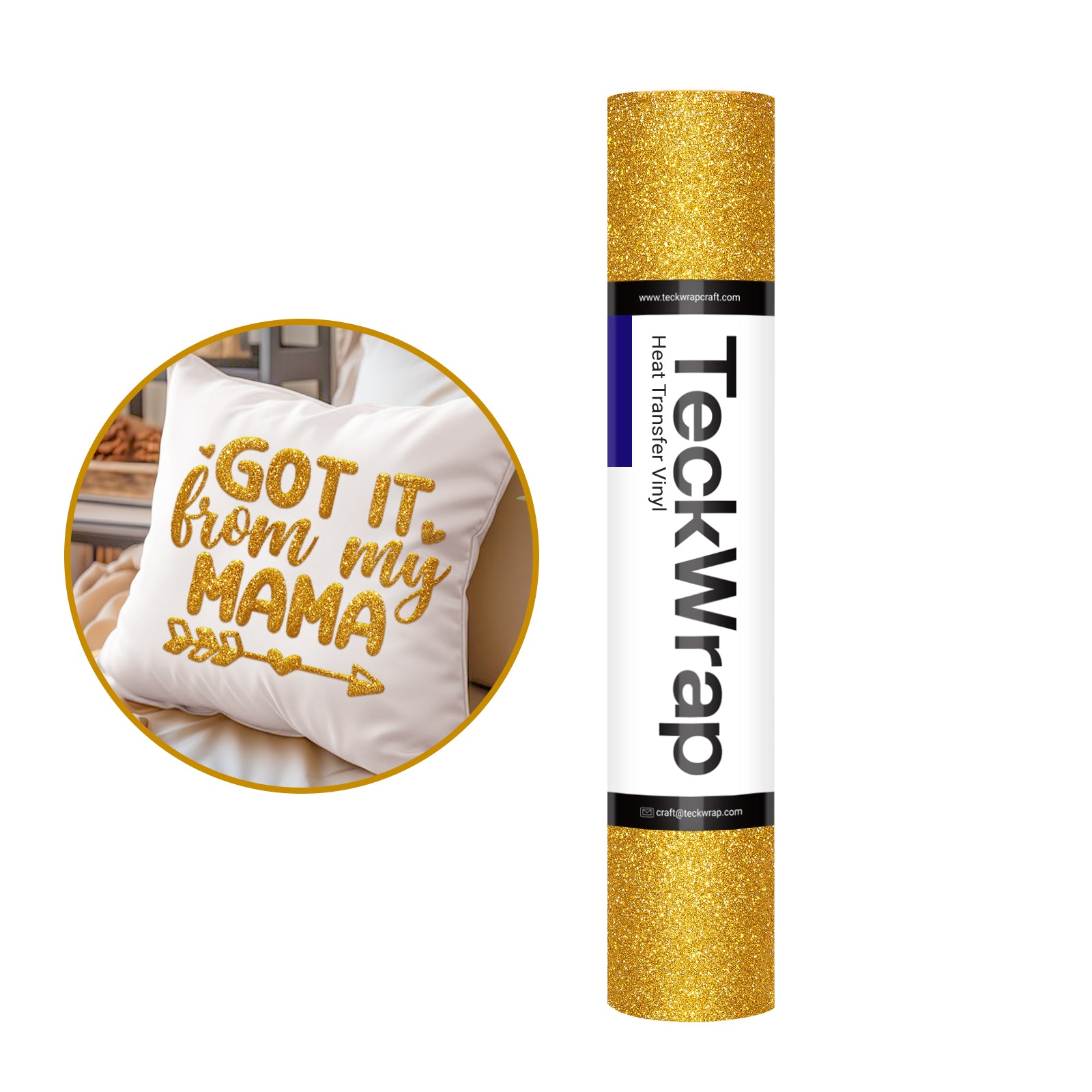 Glitter Puff Heat Transfer Vinyl
