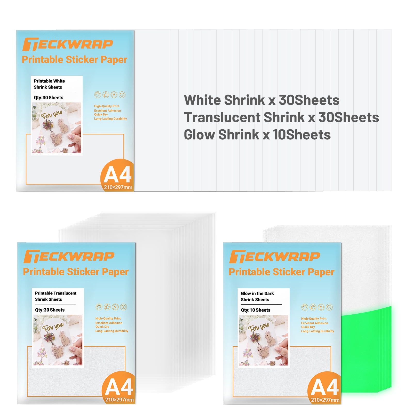 Inkjet Printable Shrink Sheets
