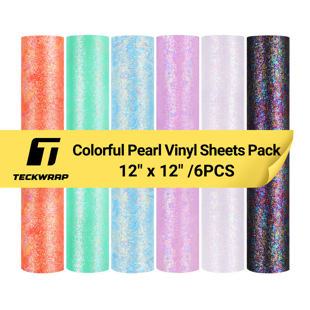 Colorful Pearl Vinyl Sheets Pack