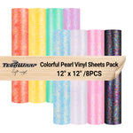 Colorful Pearl Vinyl Sheets Pack