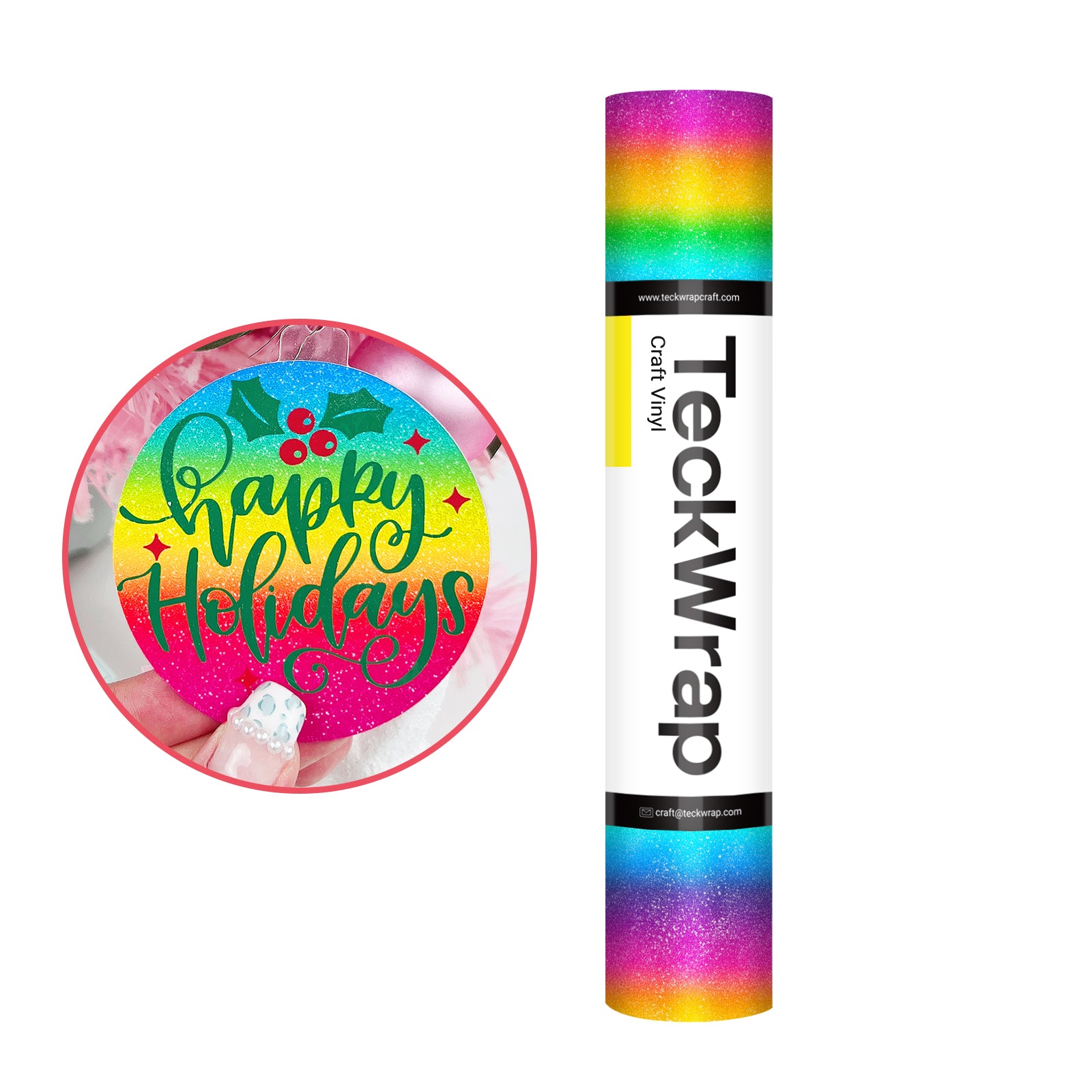 Rainbow Stripes Adhesive Vinyl