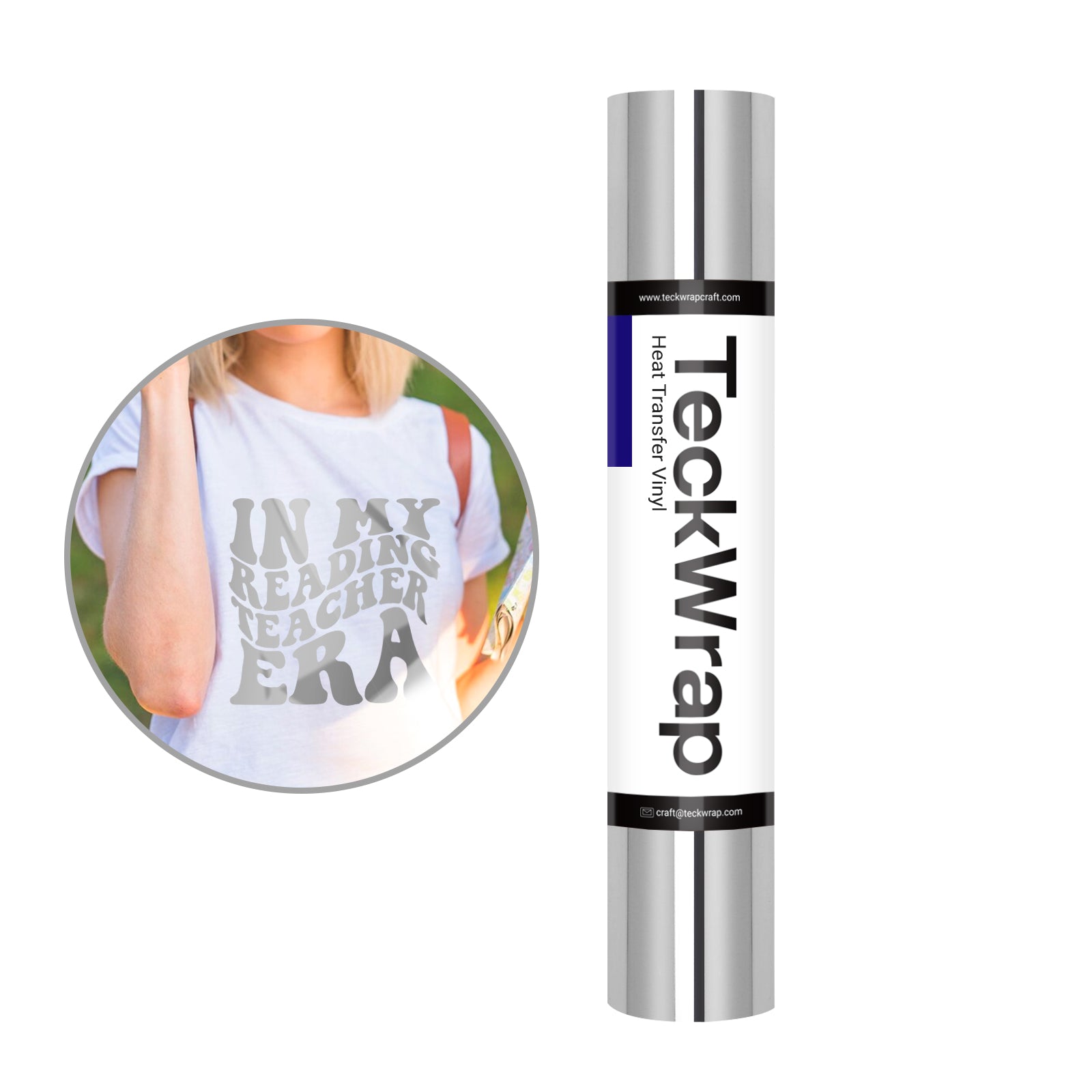 Metallic Chrome Heat Transfer Vinyl