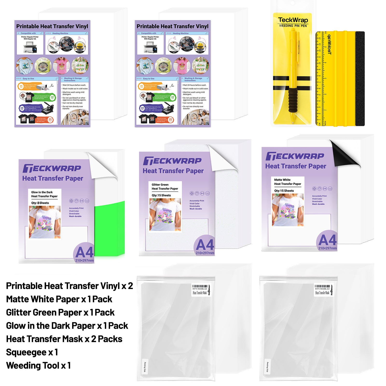 Inkjet Heat Transfer Paper Bundle