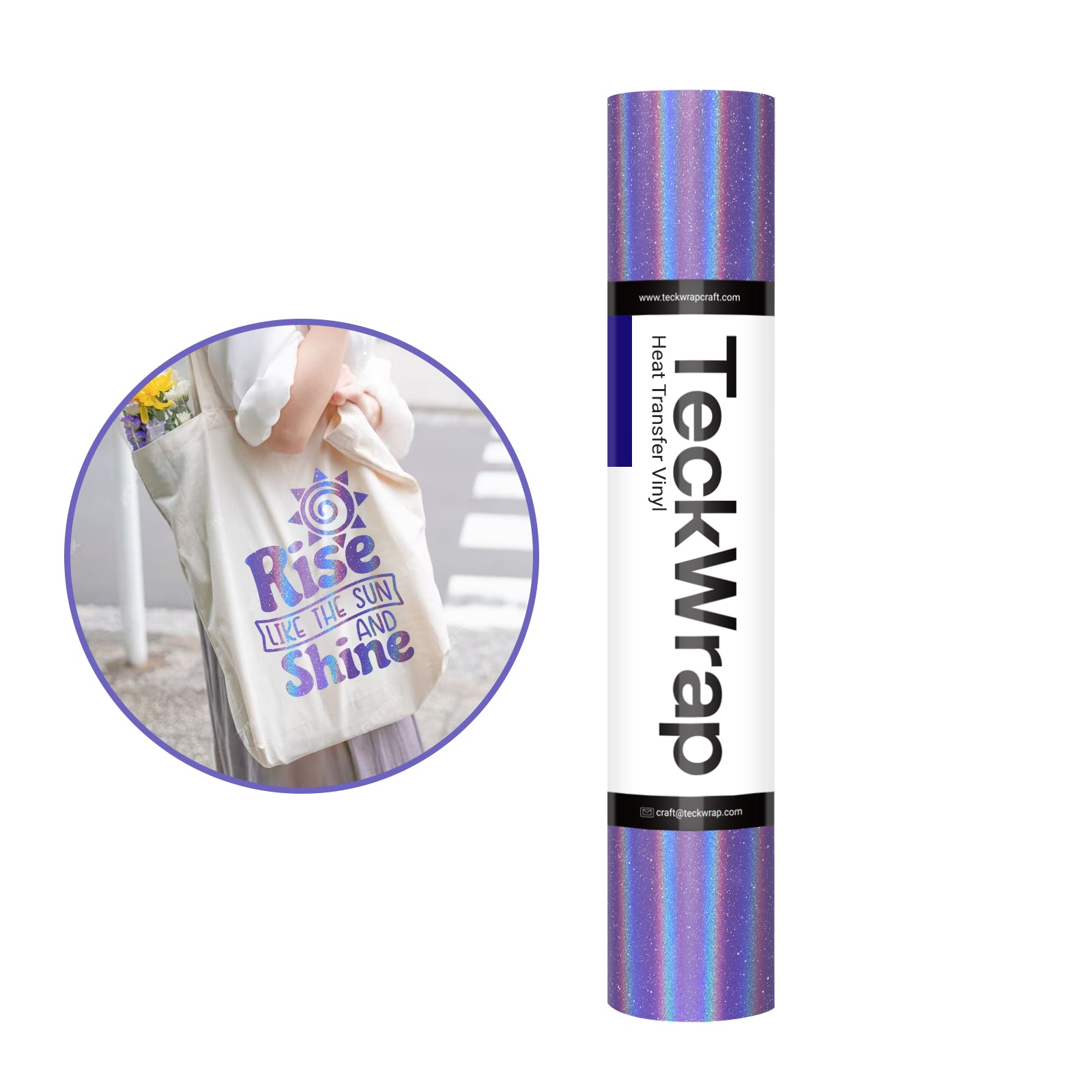 Holographic Shimmer Heat Transfer Vinyl
