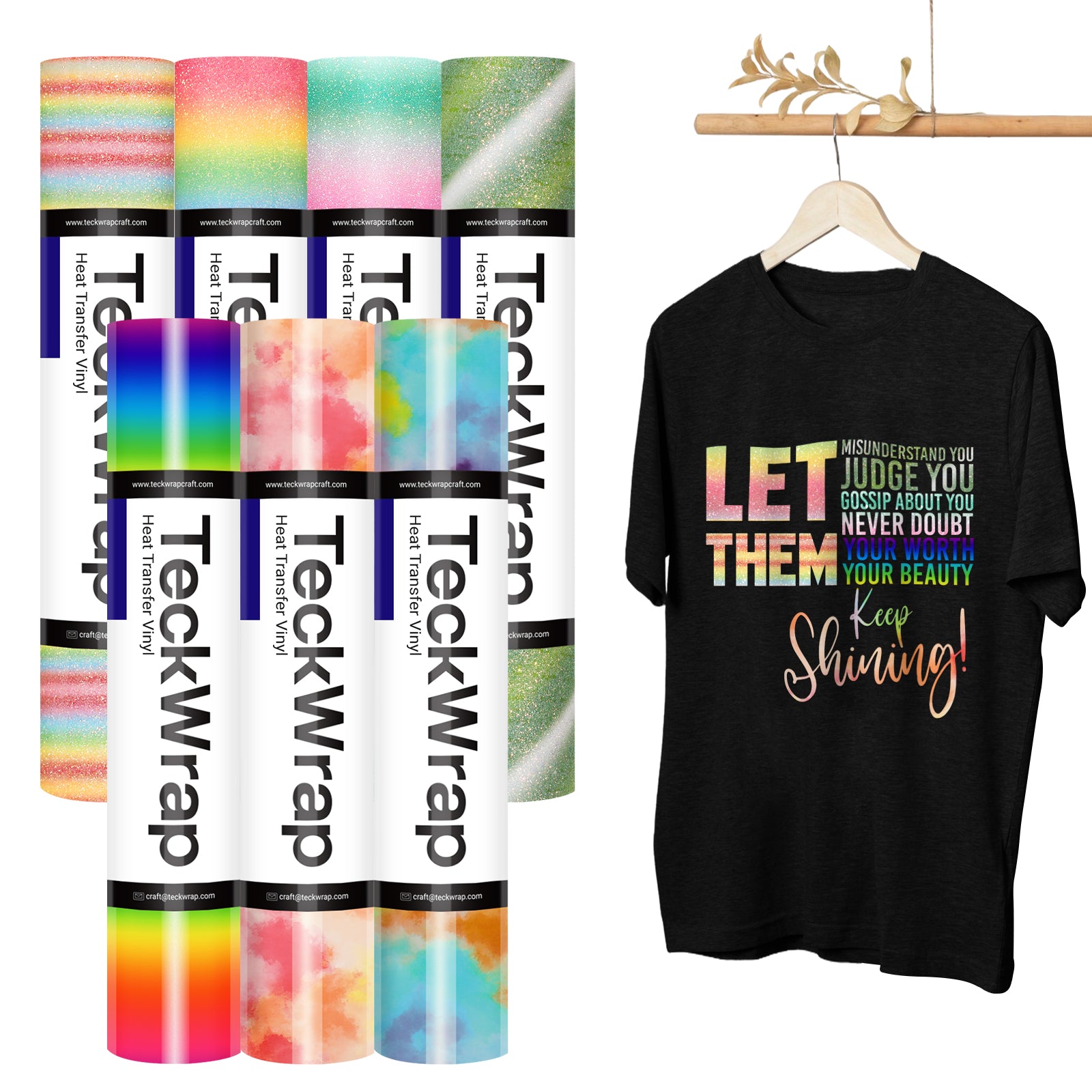 Rainbow HTV Roll Bundle