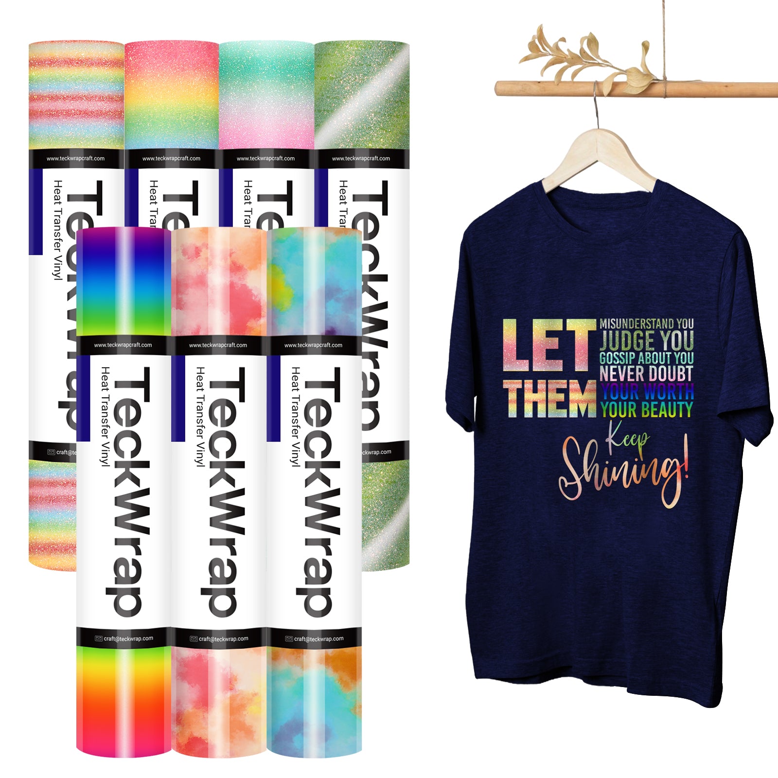 Rainbow HTV Roll Bundle