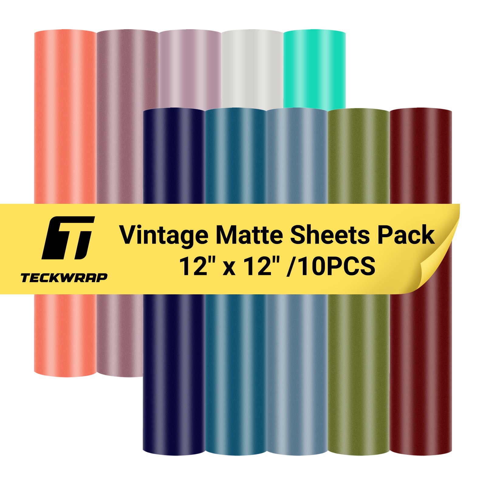 Vintage Matte Sheets Pack (10 PCS)