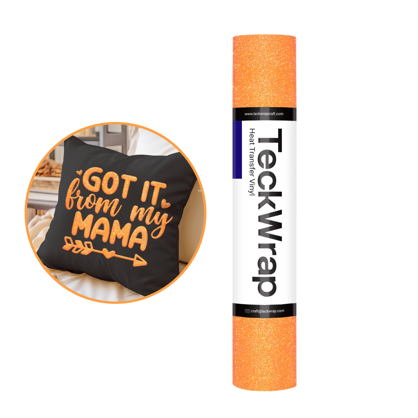 Glitter Puff Heat Transfer Vinyl