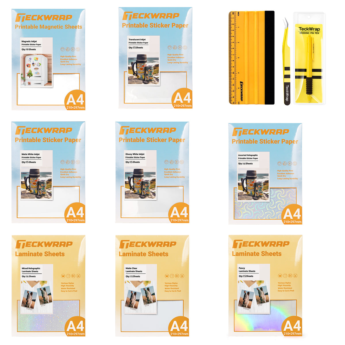 Paper Source Sticker Packs US Free Shipping Printable Sticker Paper Bundle – TeckWrapCraft