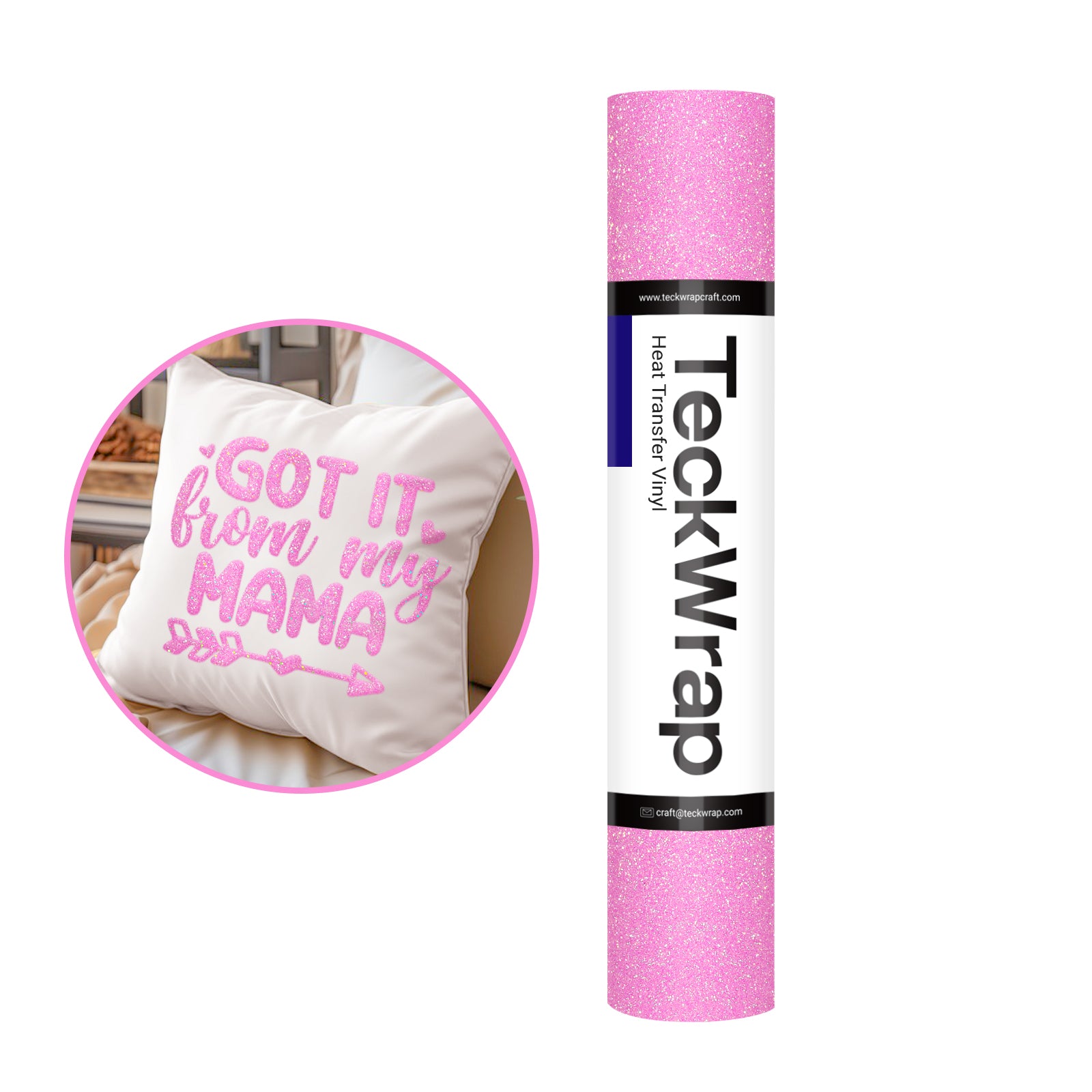 Glitter Puff Heat Transfer Vinyl