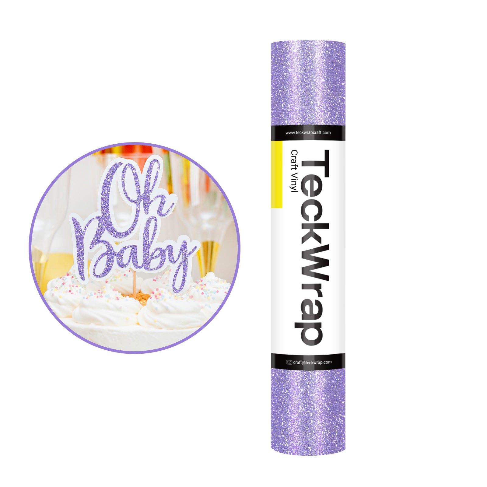 Burst Glitter Adhesive Vinyl