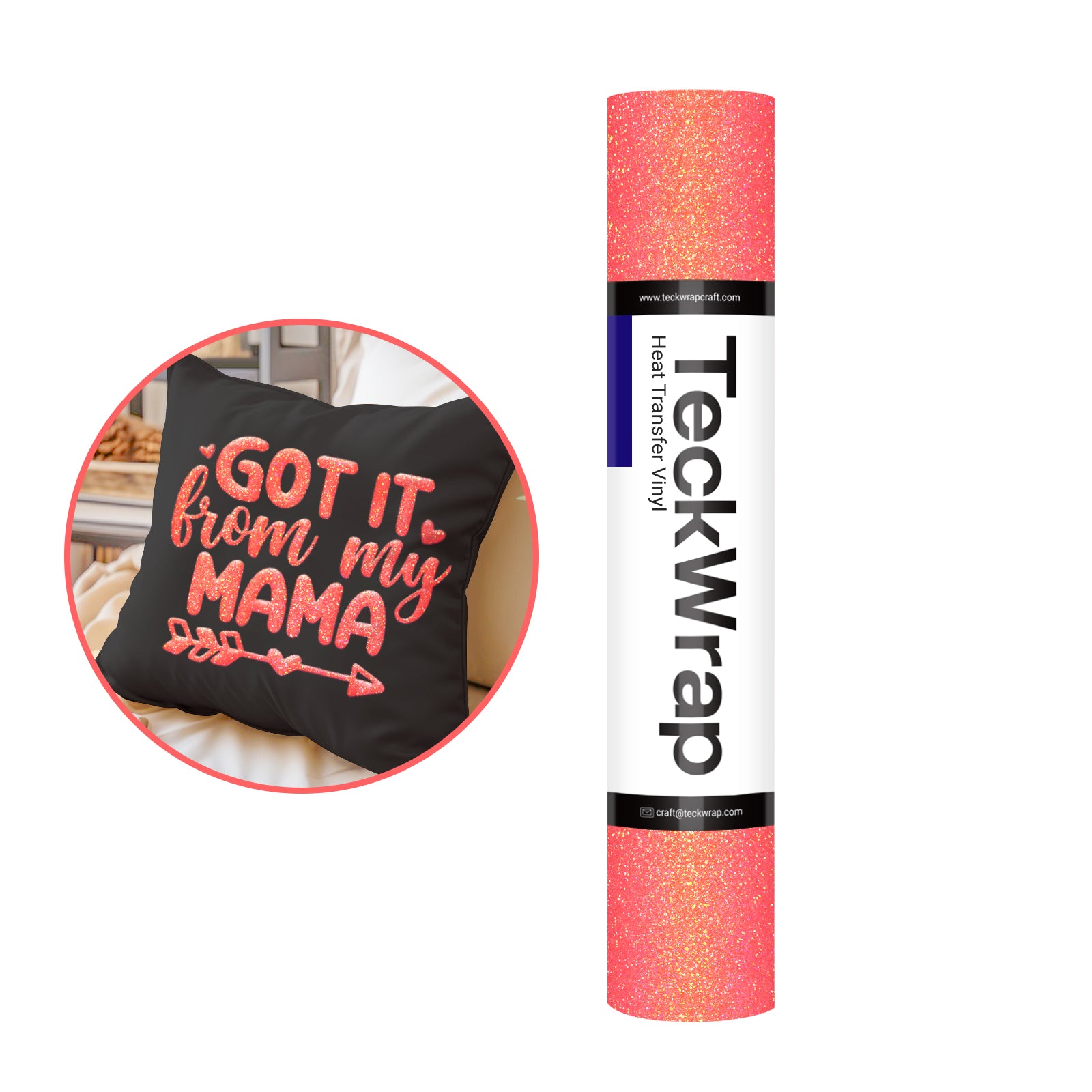 Glitter Puff Heat Transfer Vinyl