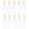 Motel Keychains Blanks 10pcs White