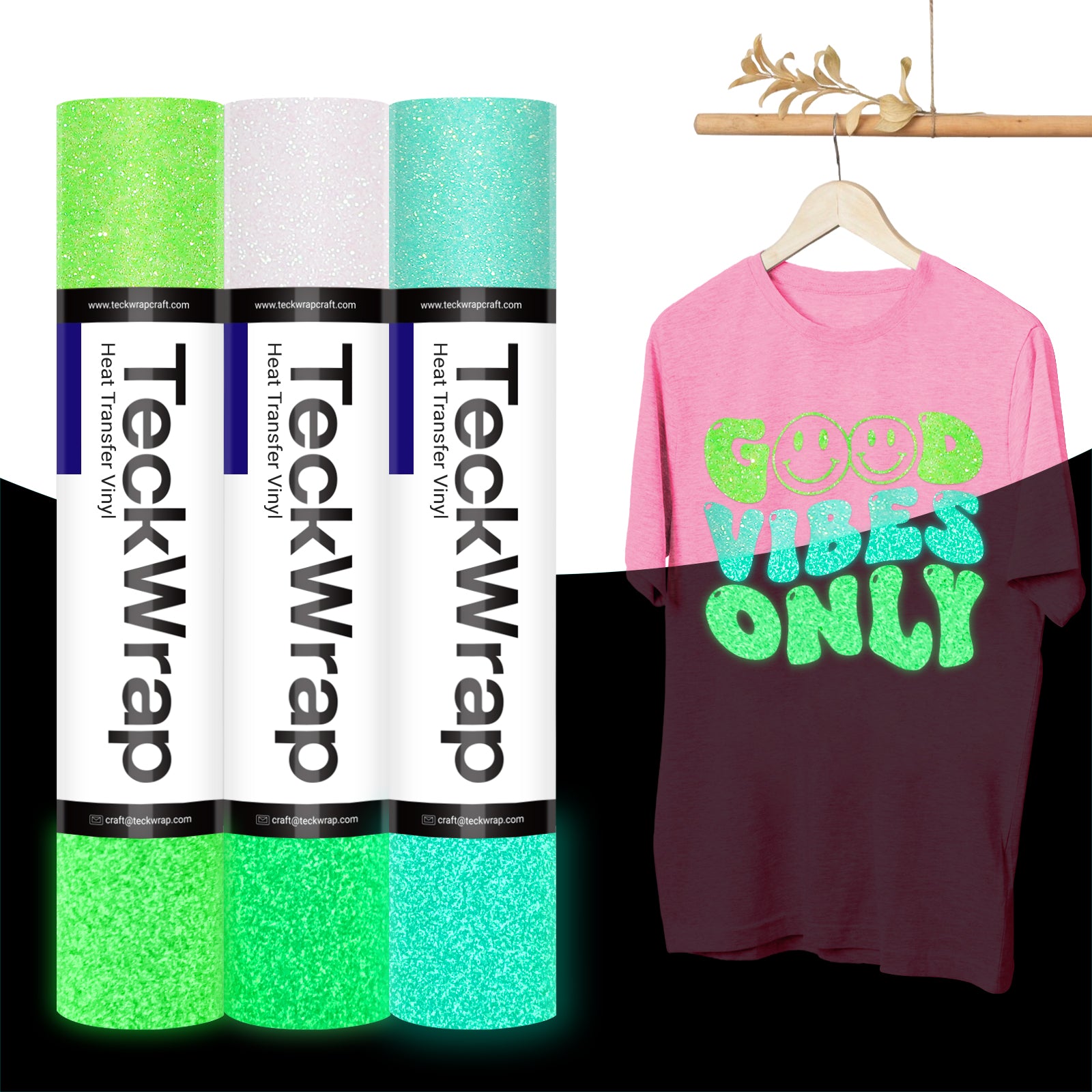Glitter Glow Heat Transfer Roll Bundle