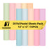 001 Series Pastel Color Sheets Pack