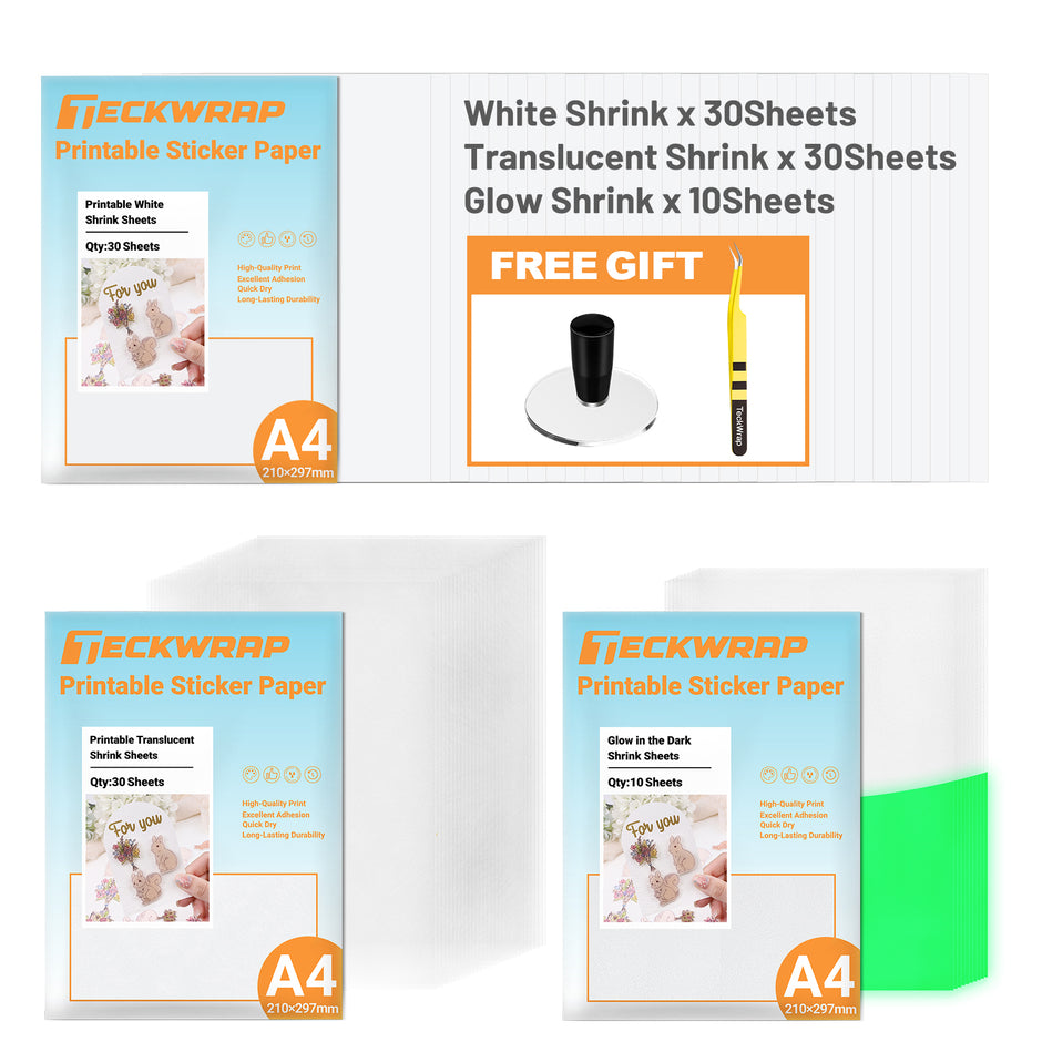 Inkjet Printable Shrink Sheets TeckWrapCraft