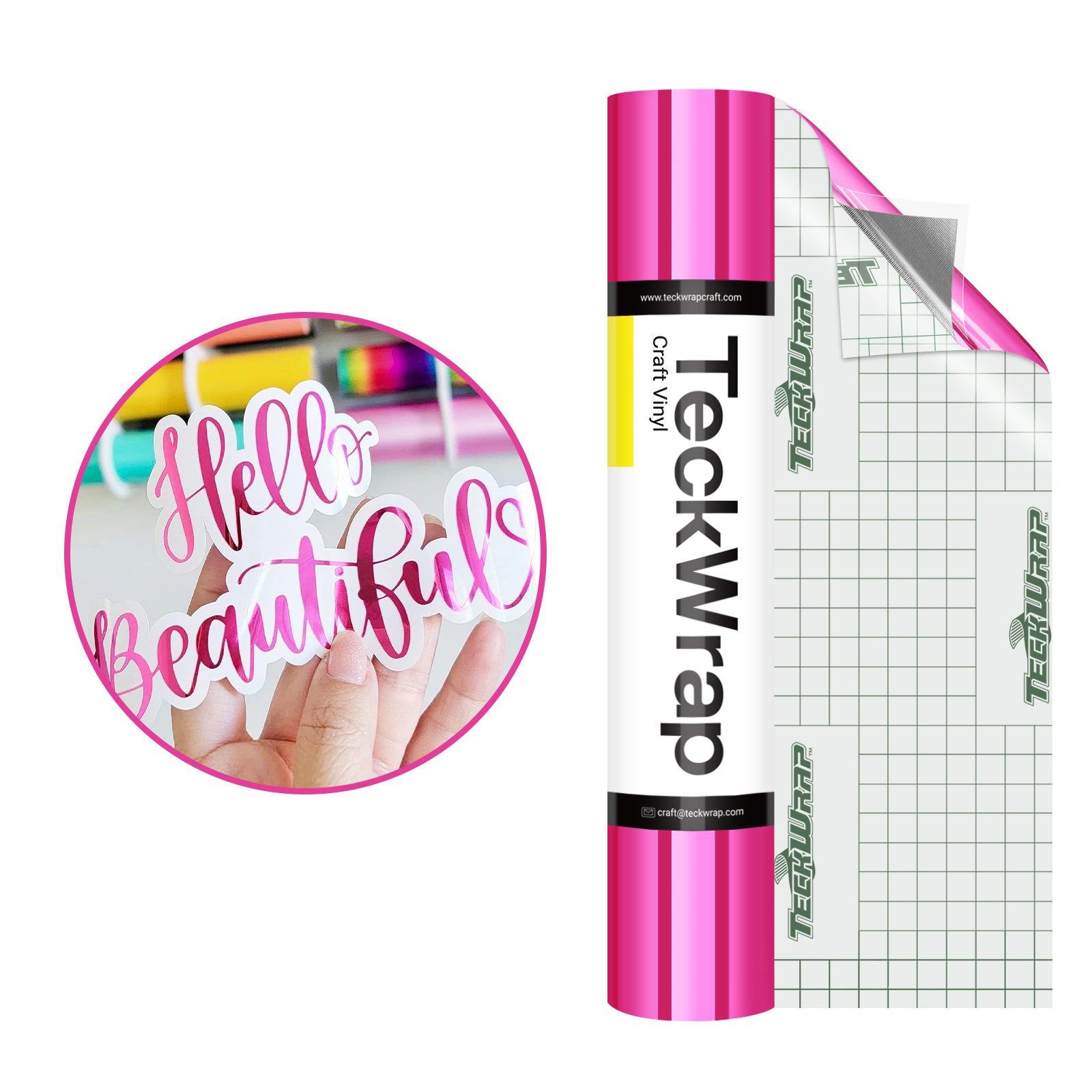 Bubble Free Mirror Chrome Adhesive Vinyl