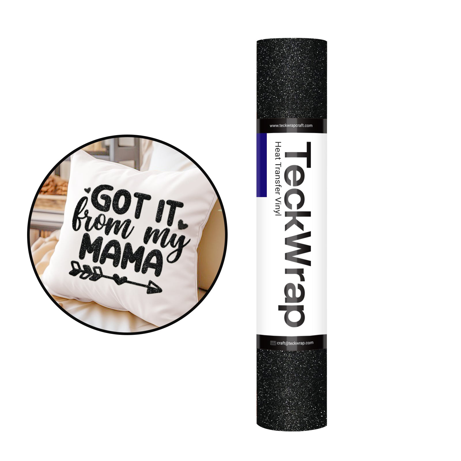 Glitter Puff Heat Transfer Vinyl