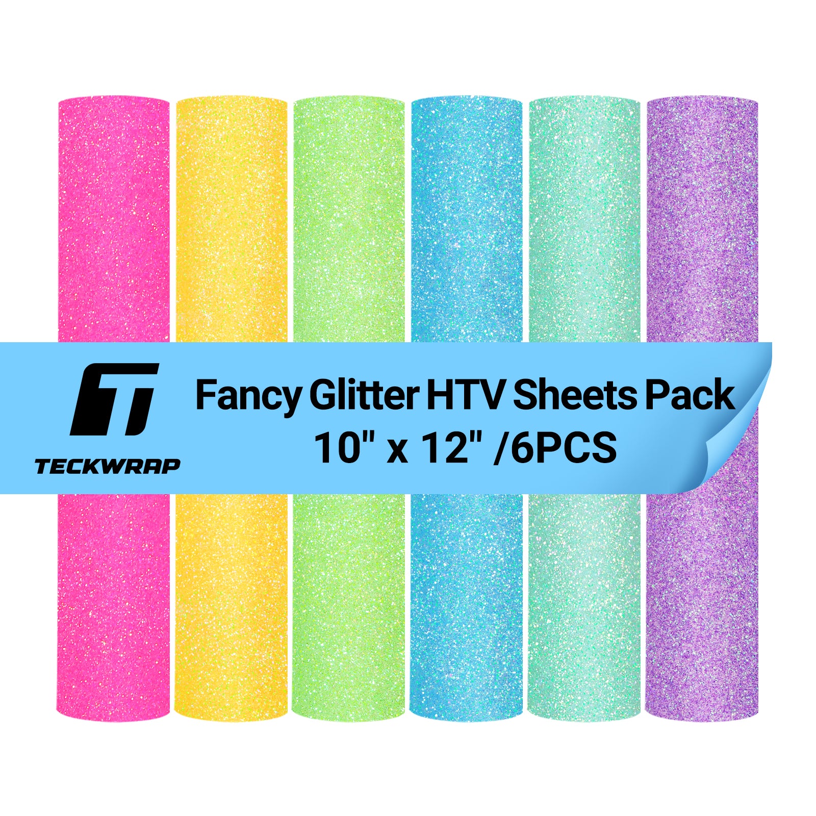 Fancy Glitter HTV Sheets Pack