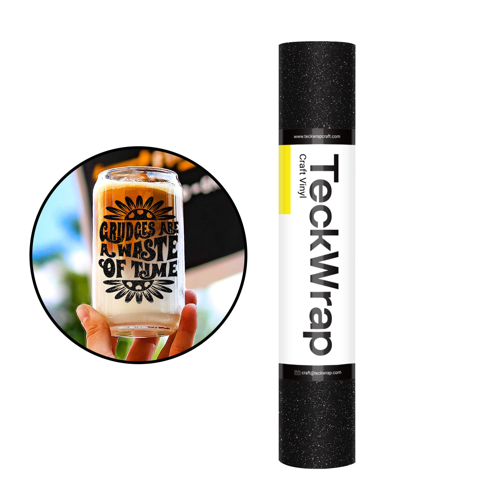 Glitter Adhesive Craft Vinyl