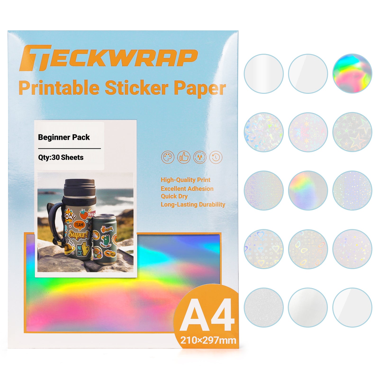 Inkjet Printable Sticker Paper 30 Sheets