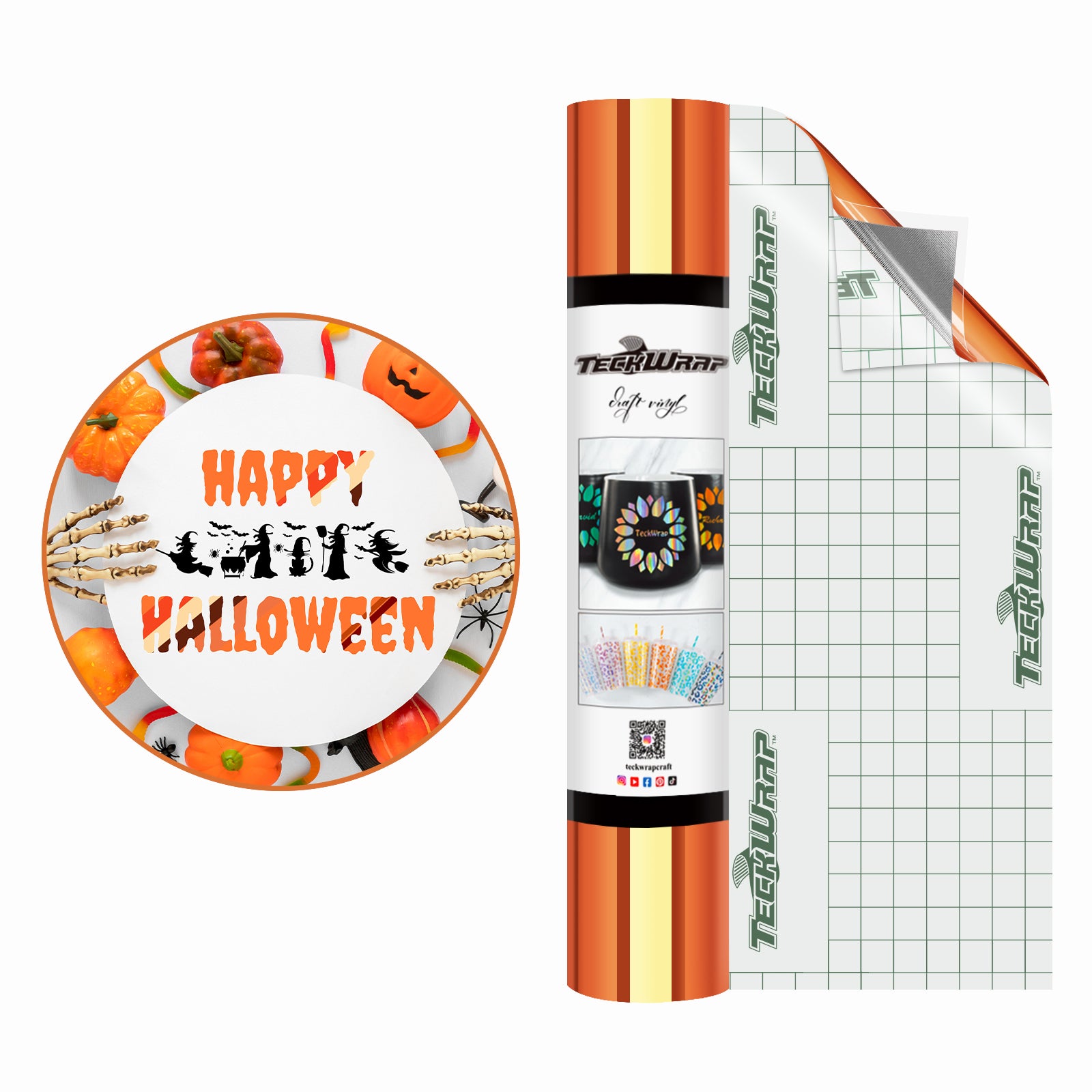 Halloween Orange Craft Vinyl