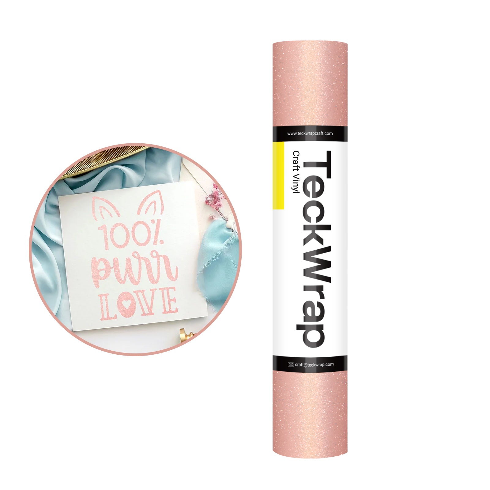 Glitter Adhesive Craft Vinyl