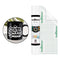 001G Series 10ft Craft Vinyl (glossy) 10ft Coconut White, Adhesive Craft Vinyl Roles Coconut White