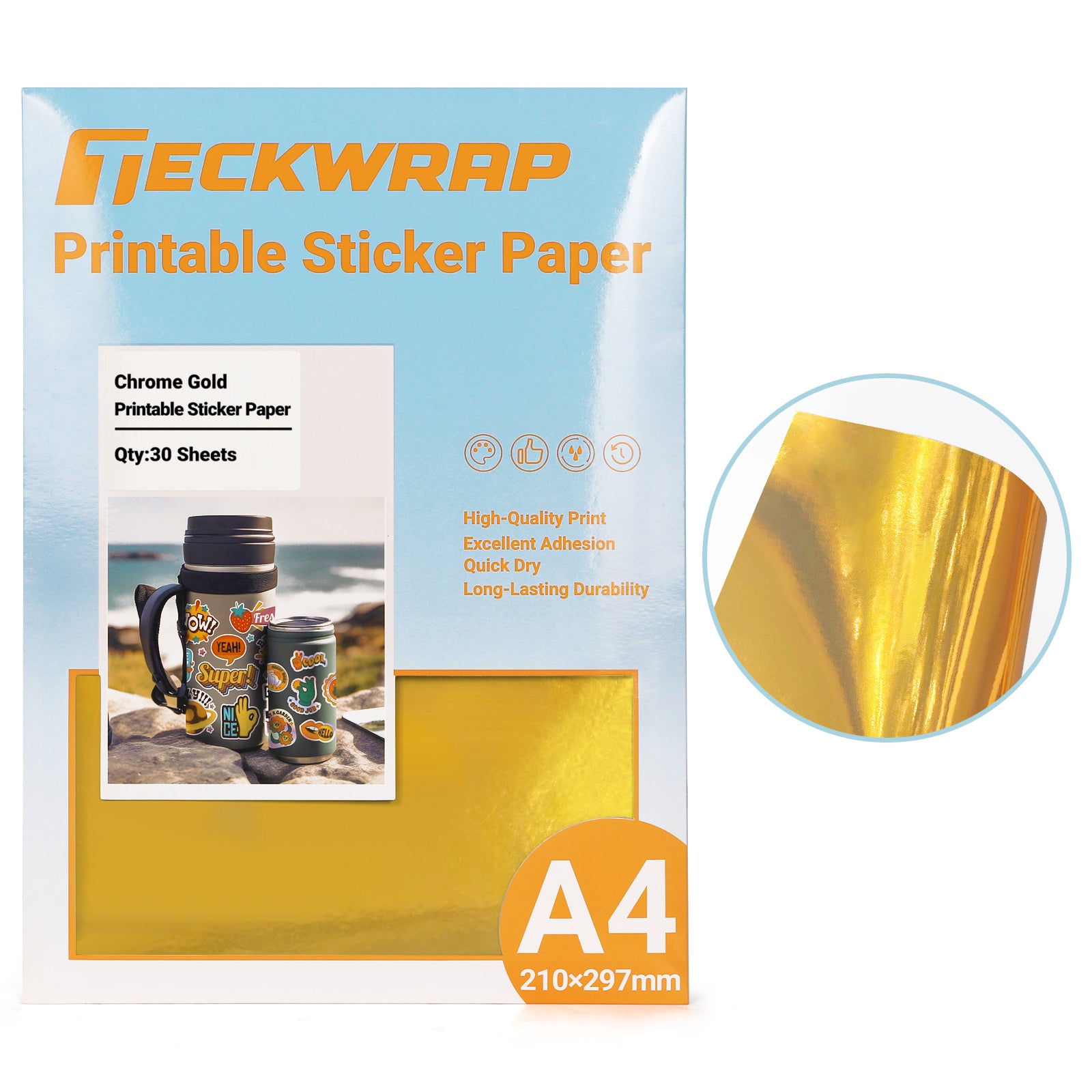 Inkjet Printable Sticker Paper 30 Sheets