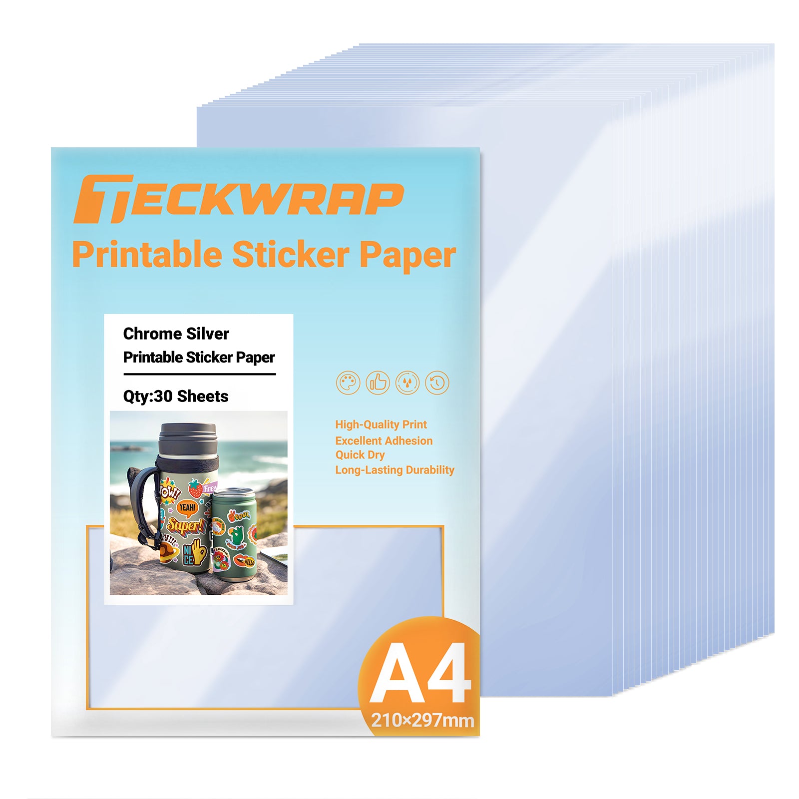 Inkjet Printable Sticker Paper 30 Sheets