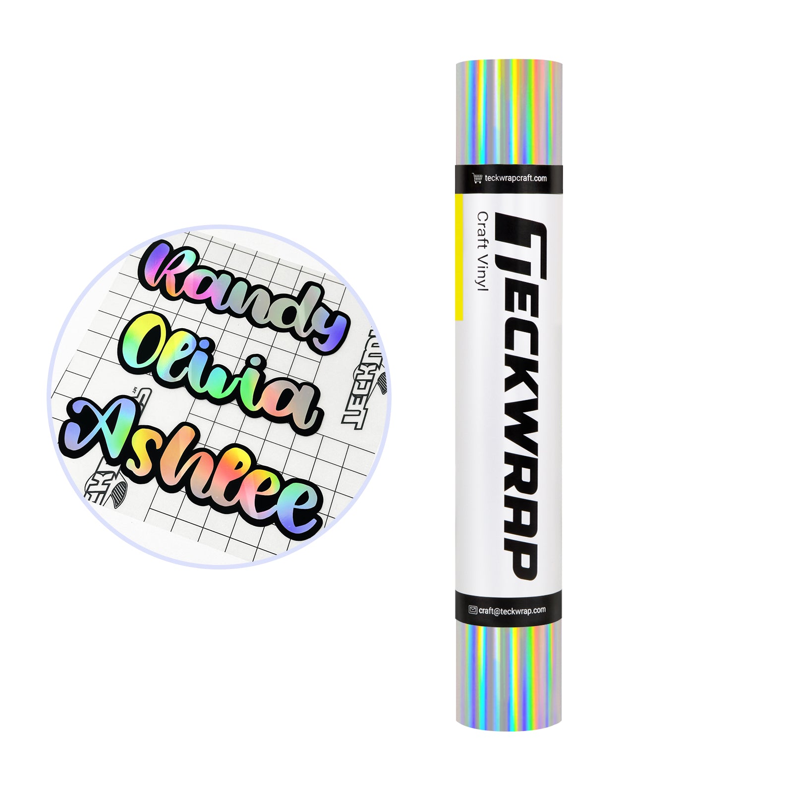 Bubble Free Holographic Adhesive Vinyl