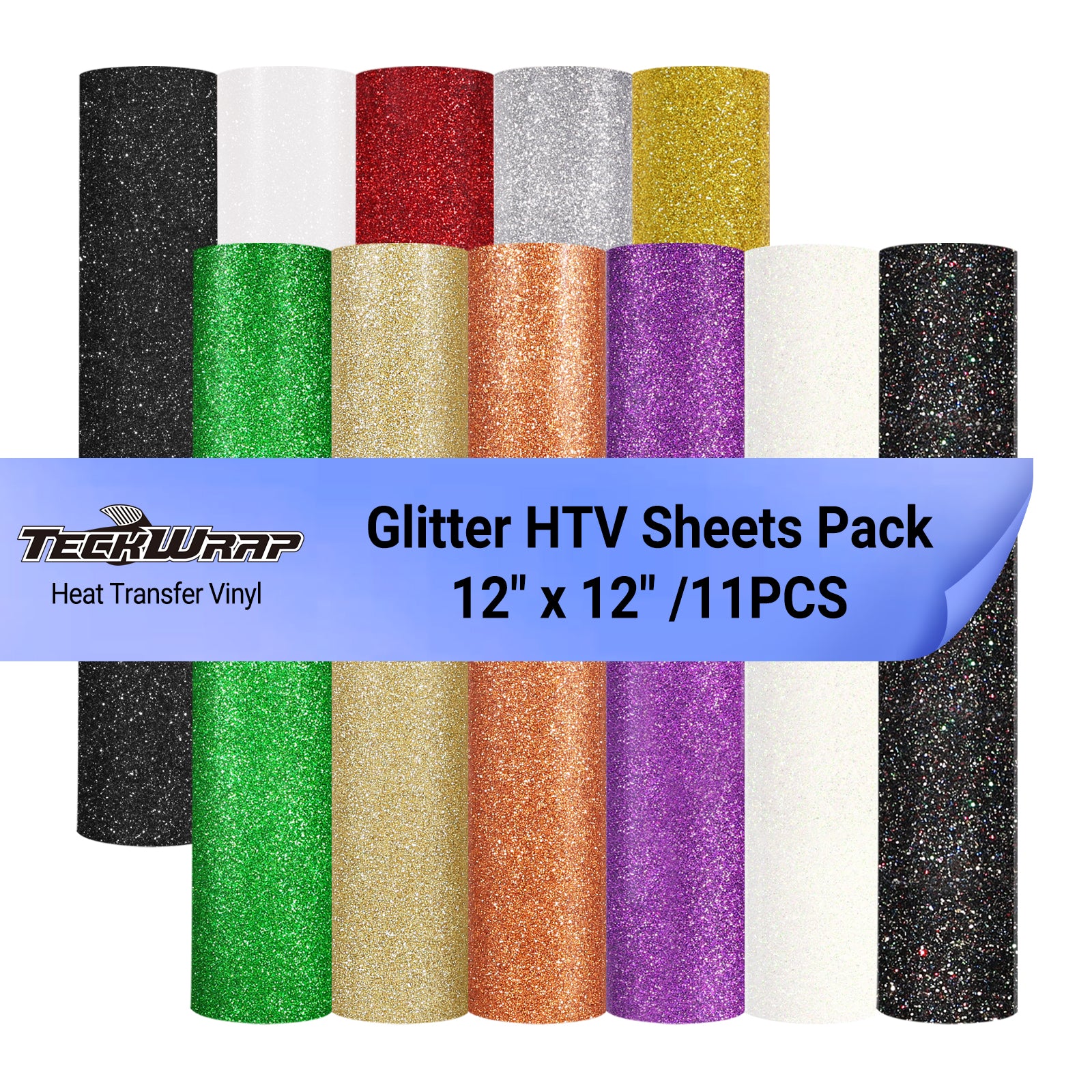 Glitter HTV Sheets Pack