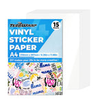 Inkjet Printable Sticker Vinyl - Glossy White Inkjet Printable Sticker Vinyl
