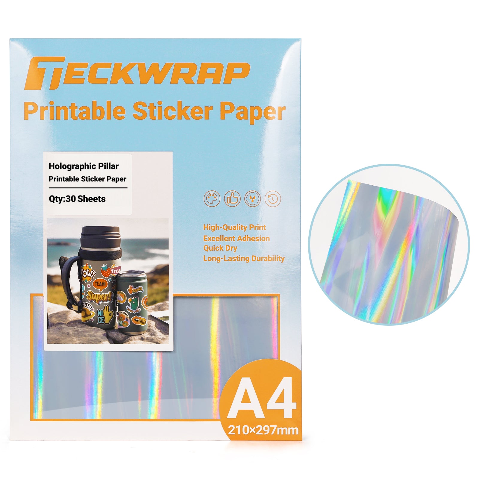 Sticker Splitter Paper Sale-Printable Sticker Paper 30 Sheets(US ONLY) – TeckWrapCraft