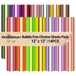Bubble Free Mirror Chrome Sheets Pack