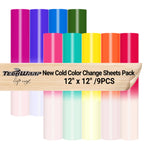 NEW Cold Color Changing Vinyl Sheets Pack